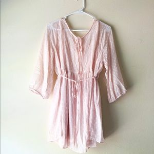 {Motherhood Maternity} Polka Dot Sheer Blouse